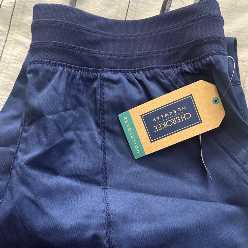 Cherokee Womes Navy Jogger Scrub pants